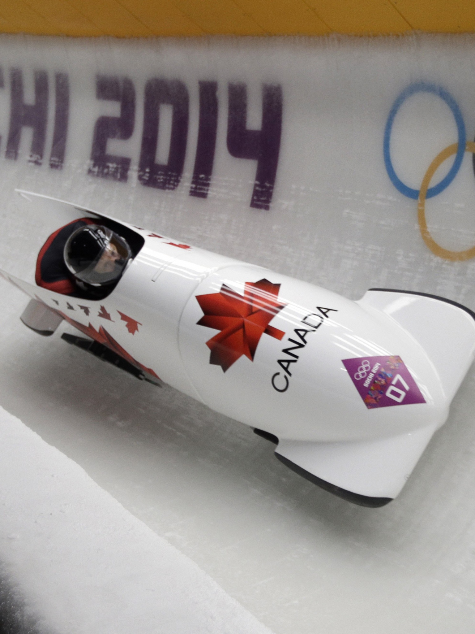 Canadian Bobsled Team In Sochi