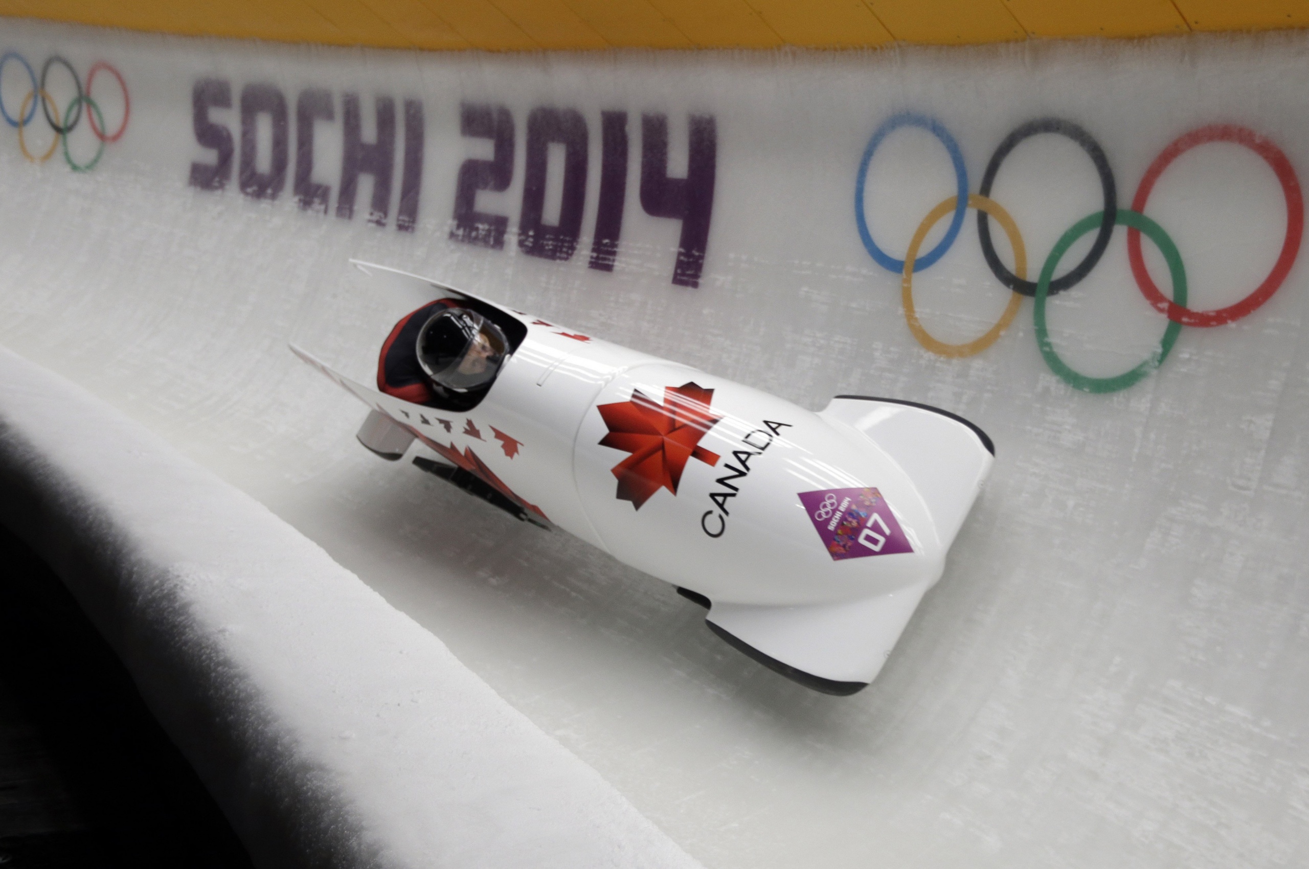 Canadian Bobsled Team In Sochi