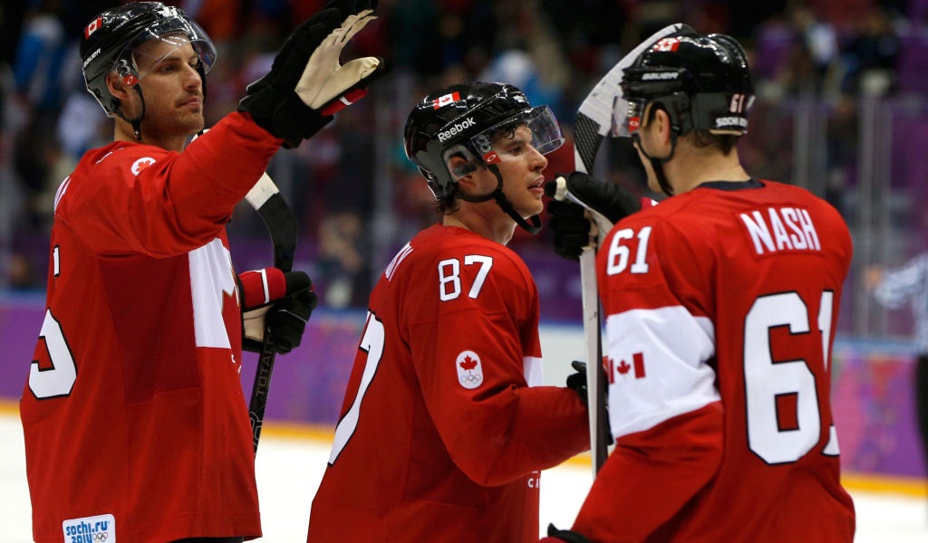 Canadian Ice Hockey Players In Sochi