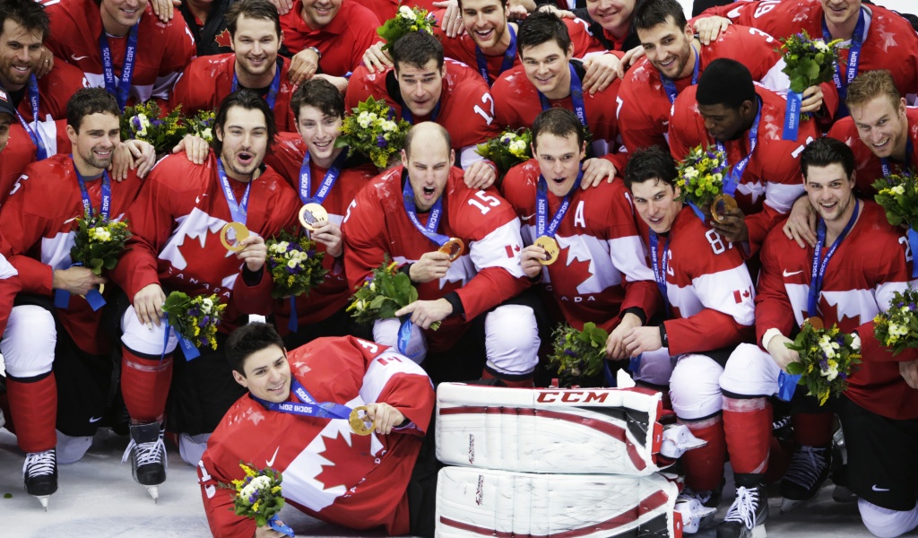 Canadian Ice Hockey Team Gold Sochi