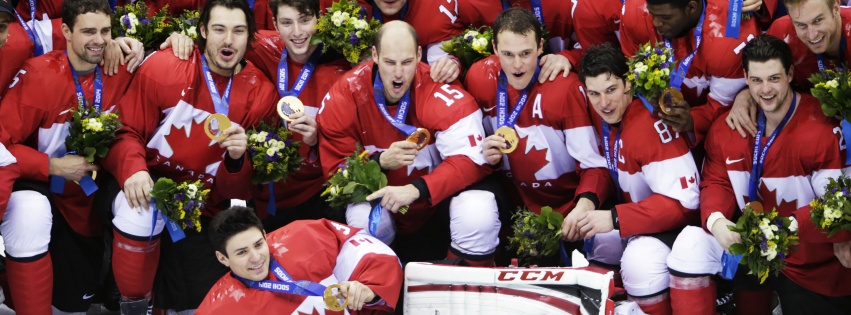 Canadian Ice Hockey Team Gold Sochi