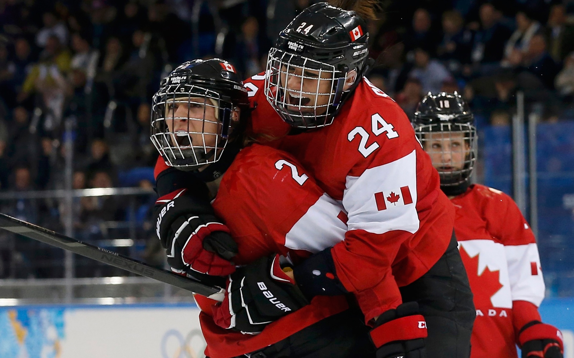 Canadian Ice Hockey Women Team Sochi