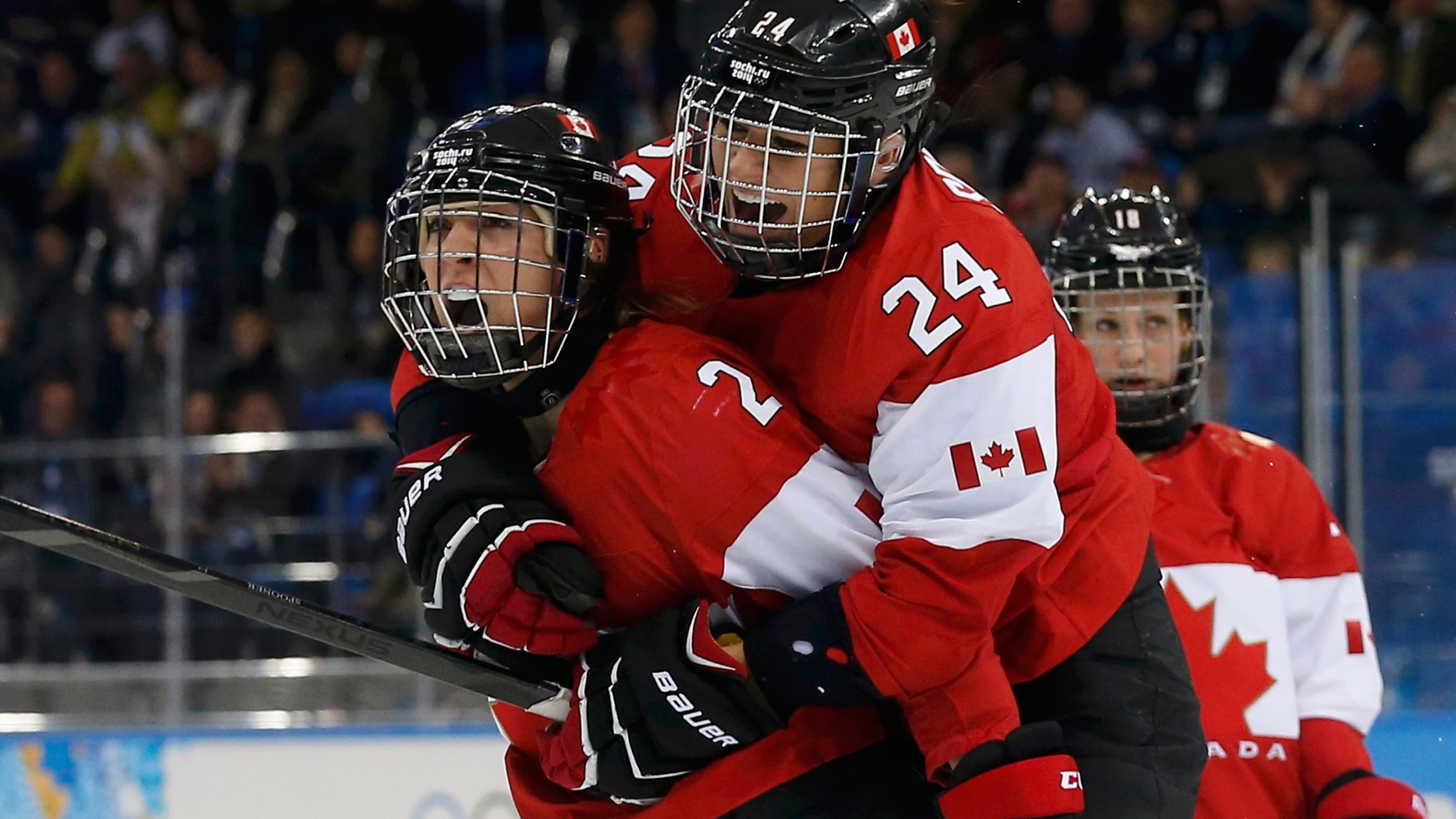 Canadian Ice Hockey Women Team Sochi