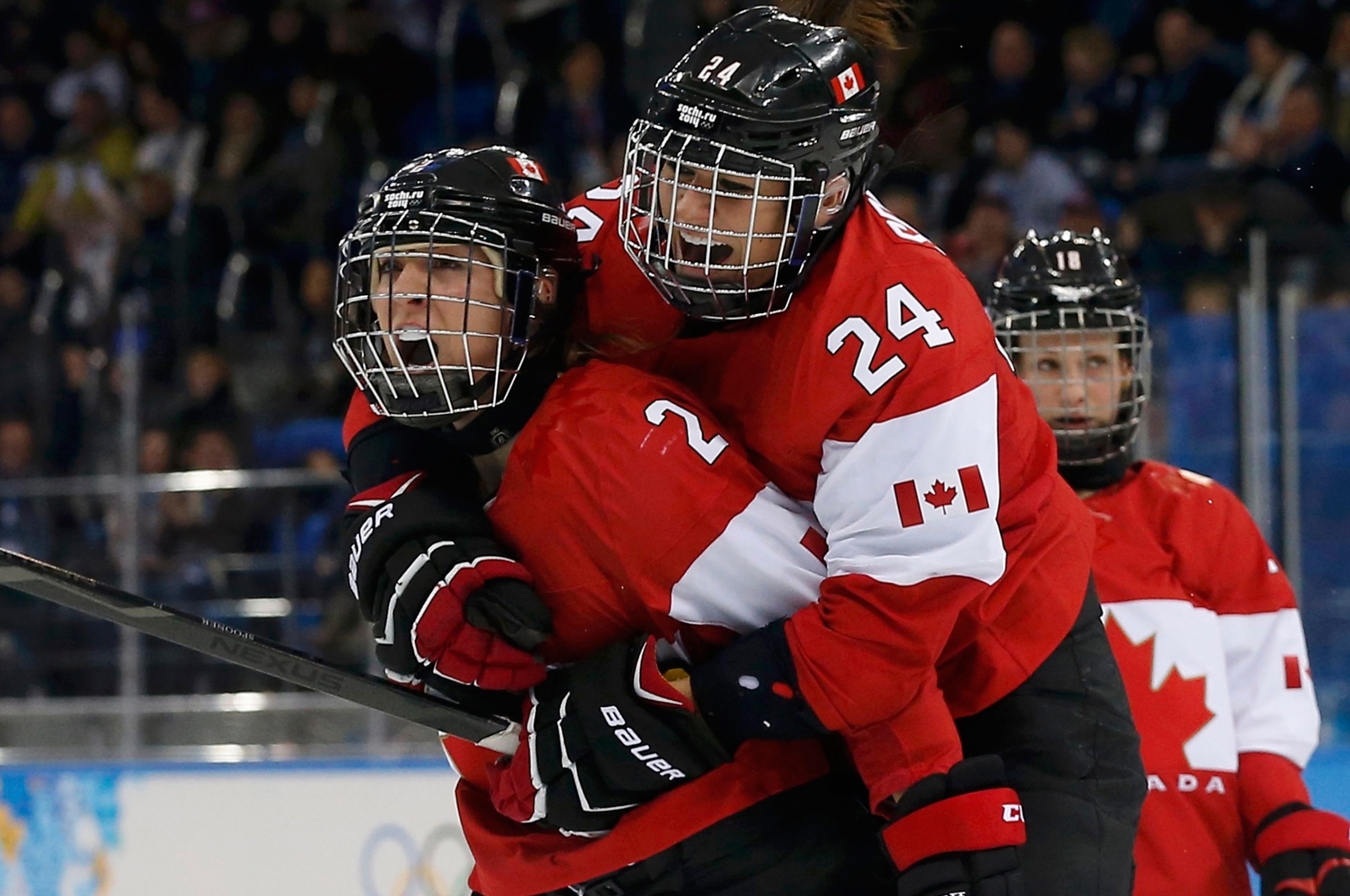 Canadian Ice Hockey Women Team Sochi