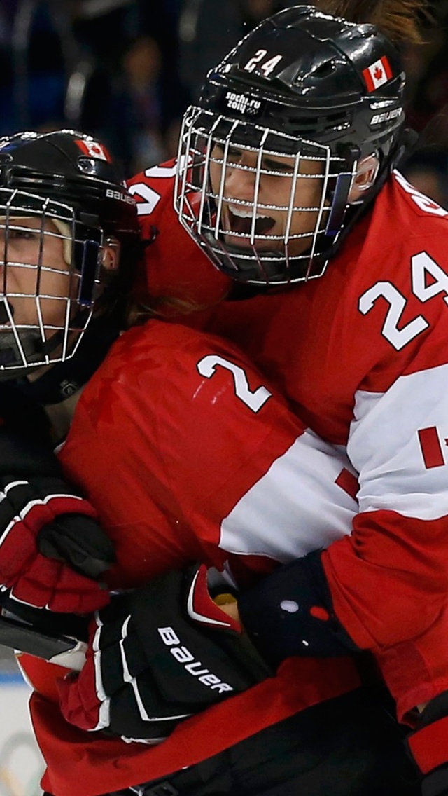 Canadian Ice Hockey Women Team Sochi