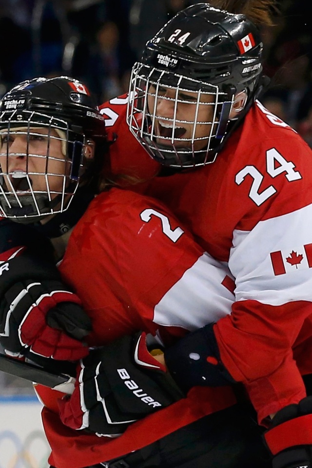 Canadian Ice Hockey Women Team Sochi