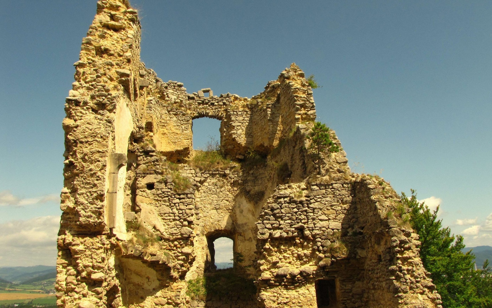 Castle Of Lietava Ruins Zilina Zilina Region Slovakia