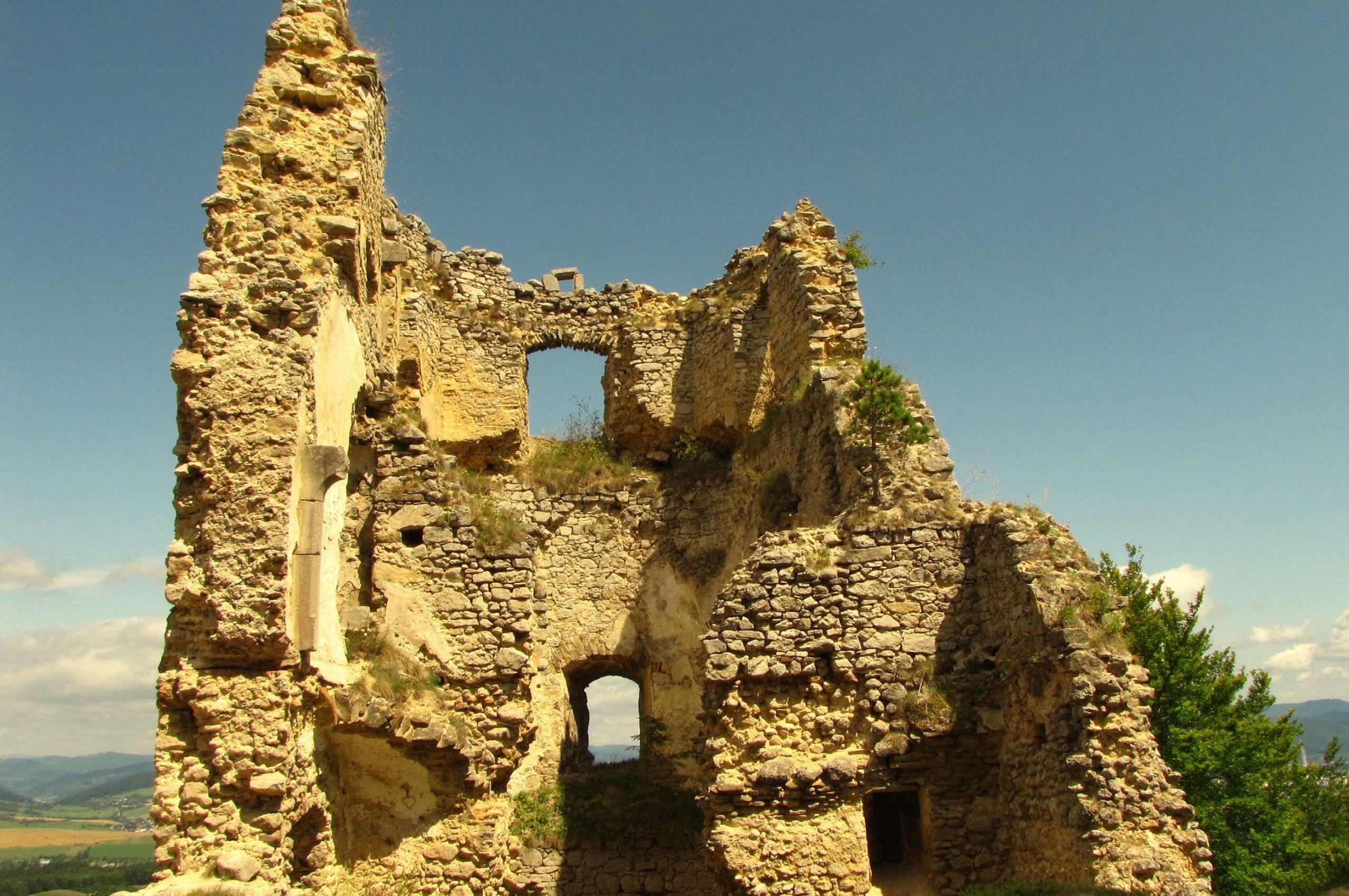 Castle Of Lietava Ruins Zilina Zilina Region Slovakia