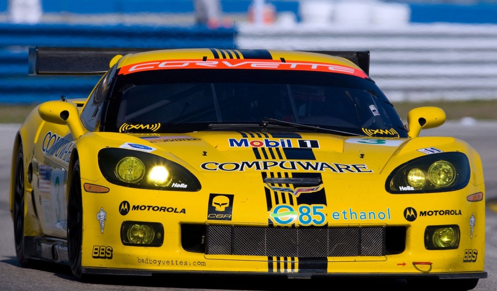 Chevrolet Corvette American Motor Racing Yellow