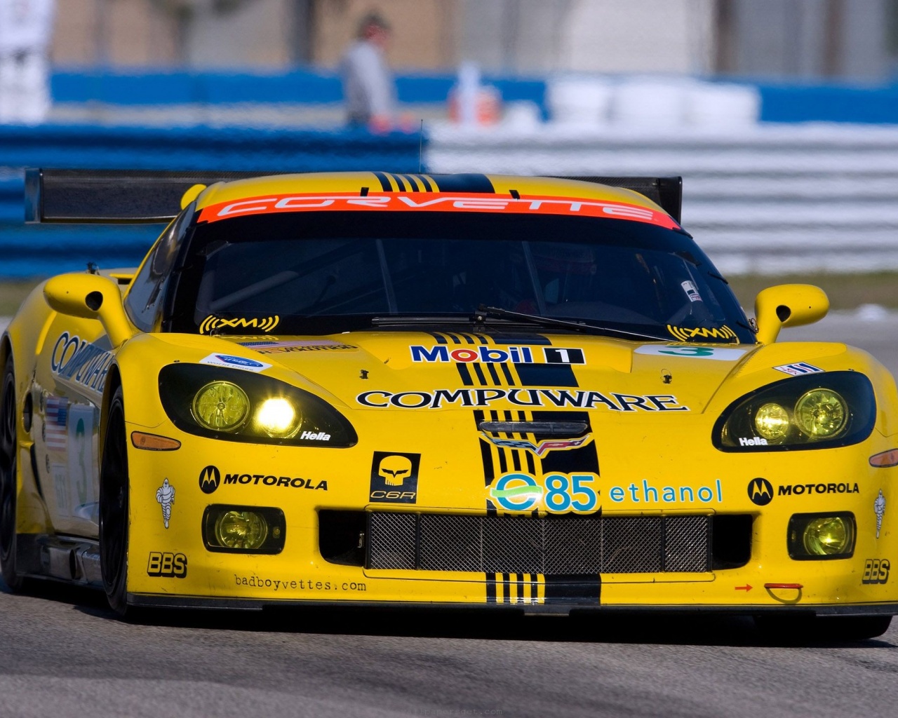 Chevrolet Corvette American Motor Racing Yellow