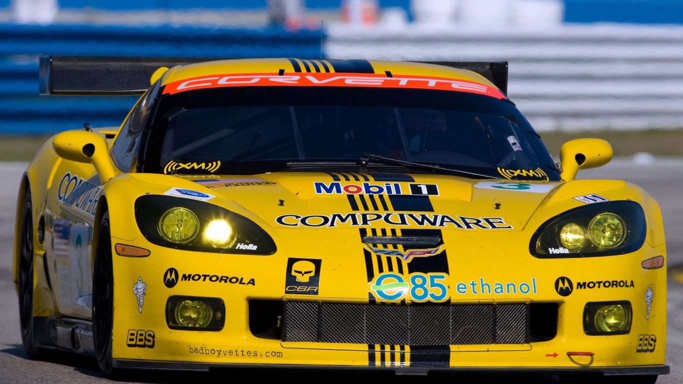 Chevrolet Corvette American Motor Racing Yellow