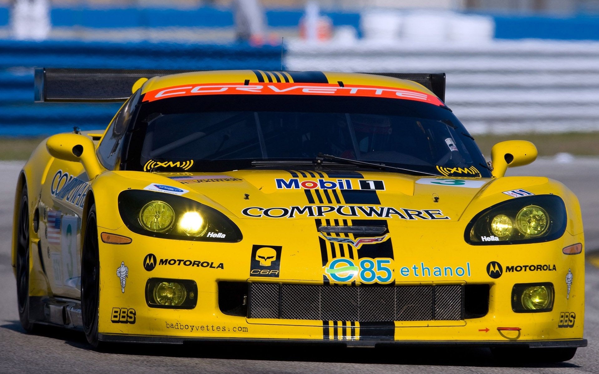 Chevrolet Corvette American Motor Racing Yellow