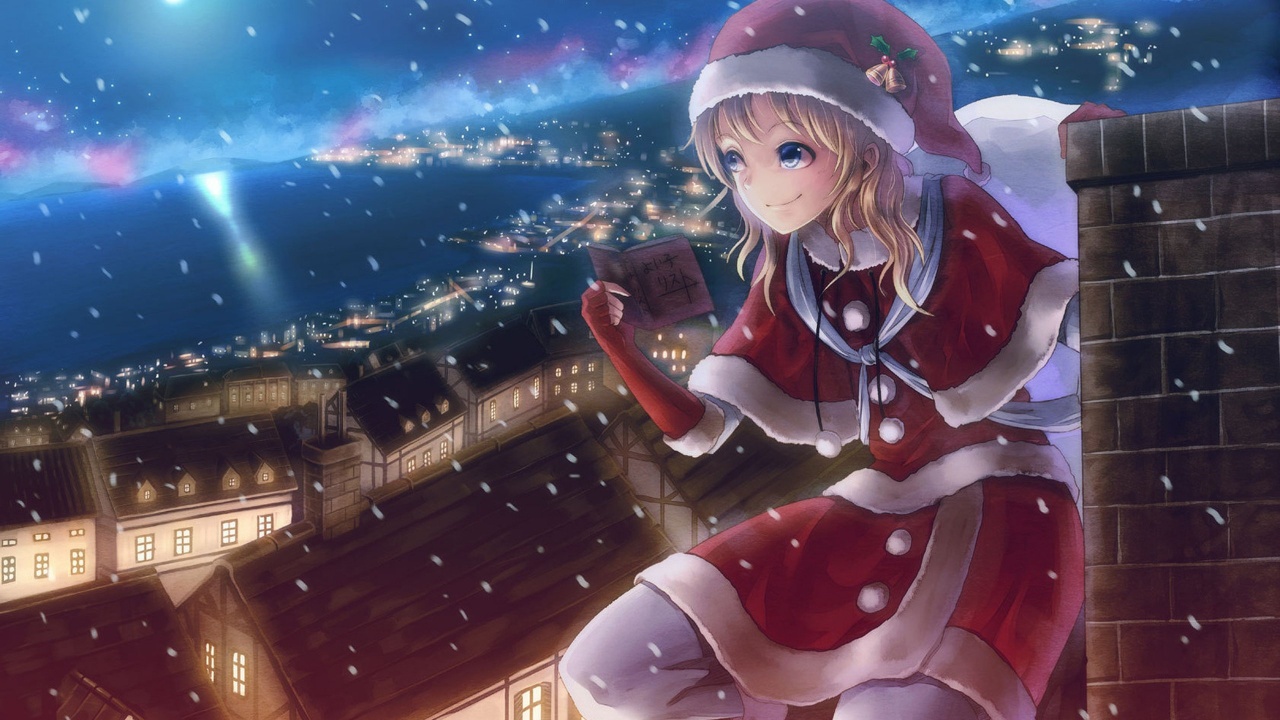 Christmas Anime Girl