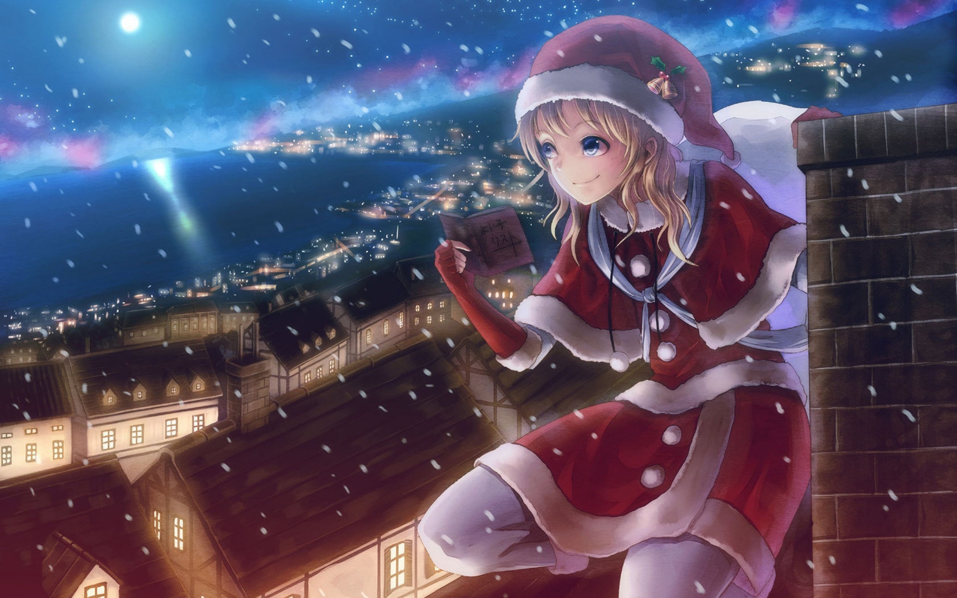 Christmas Anime Girl