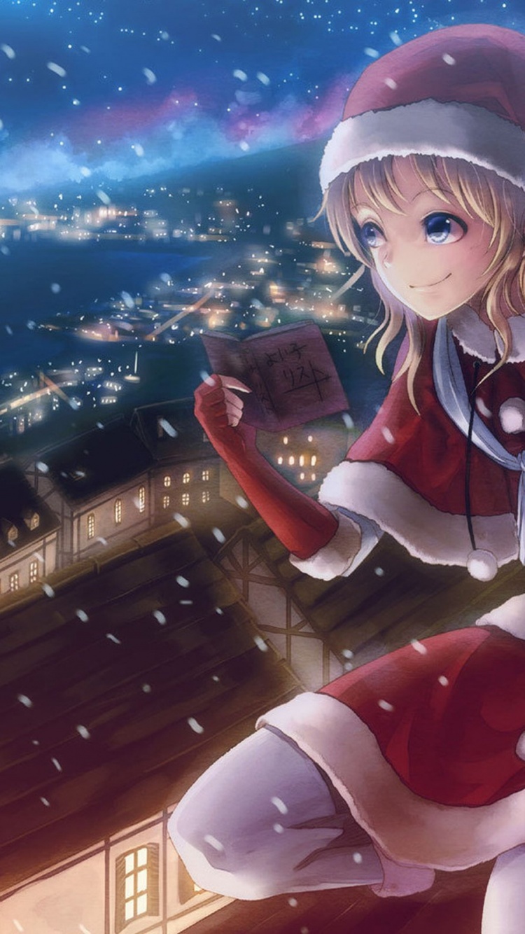 Christmas Anime Girl