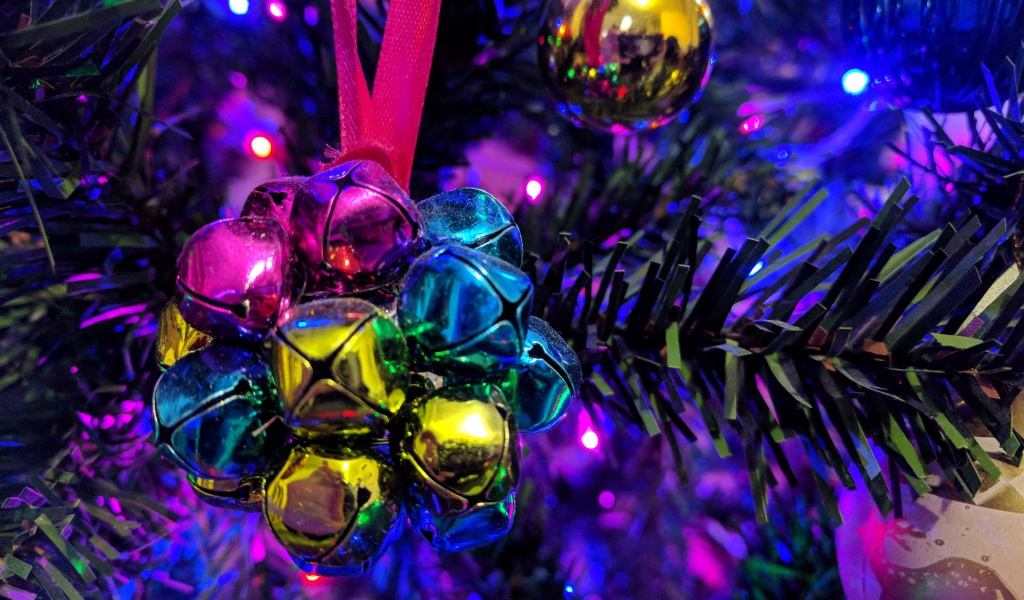 Christmas Colorful Decorated Tree