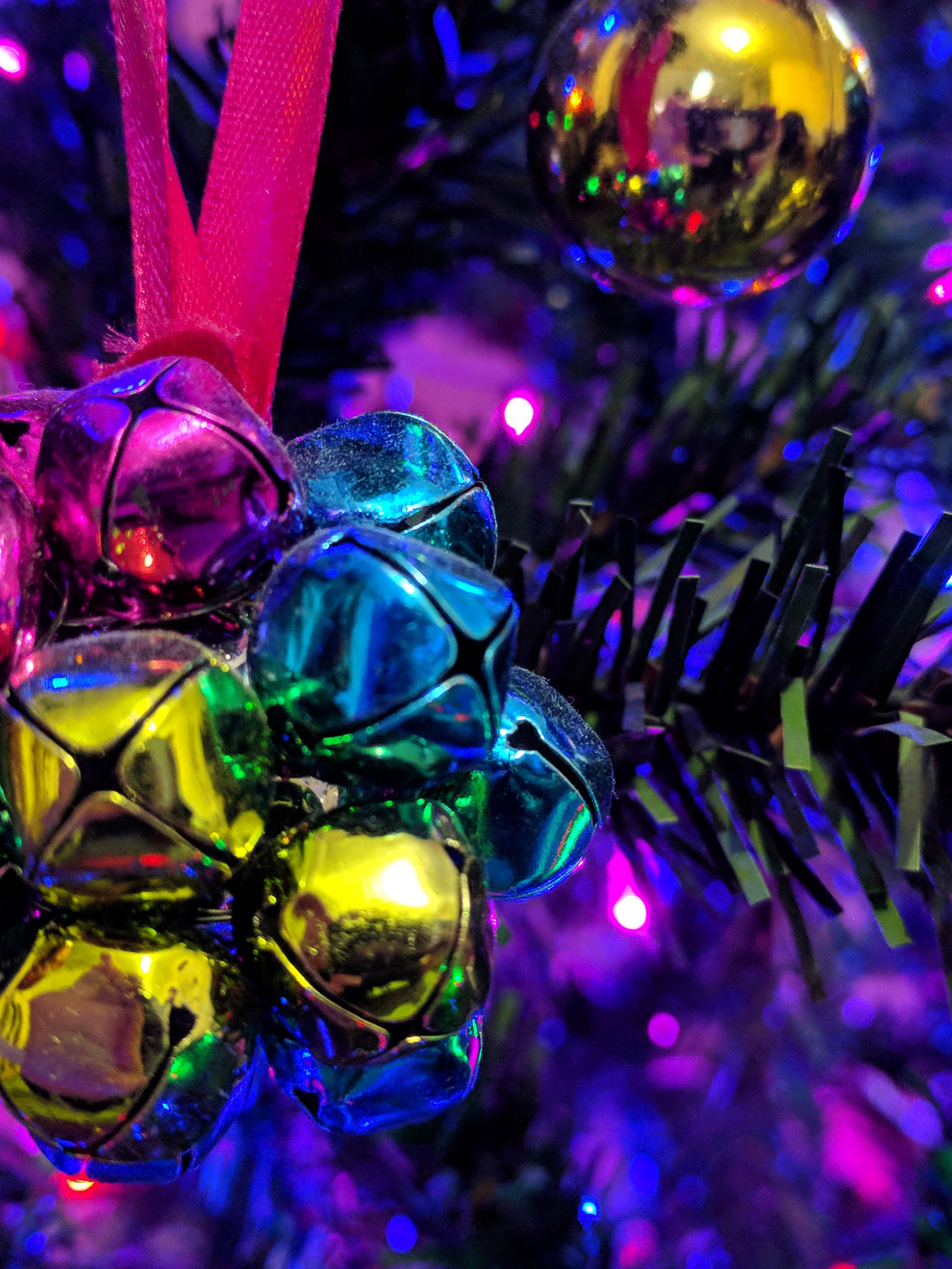 Christmas Colorful Decorated Tree