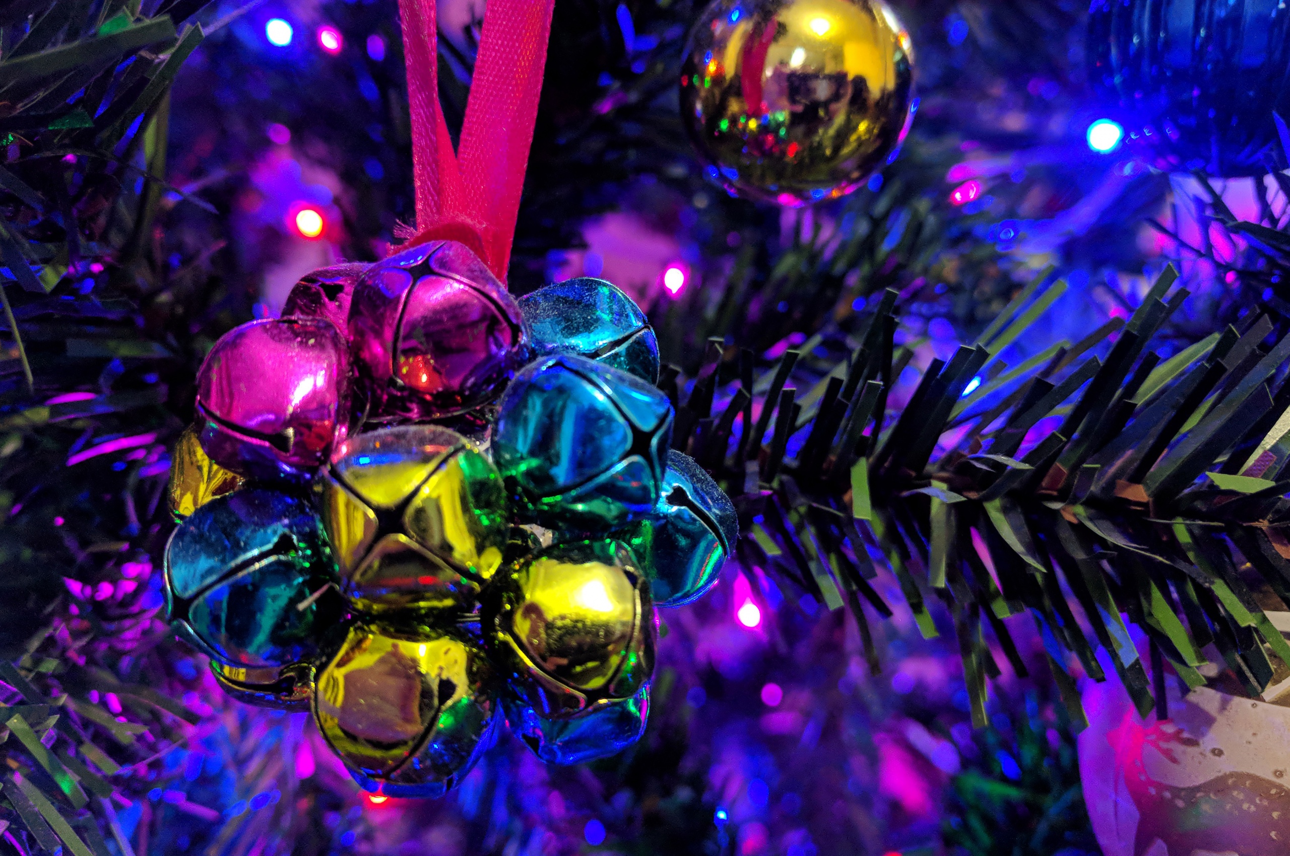 Christmas Colorful Decorated Tree