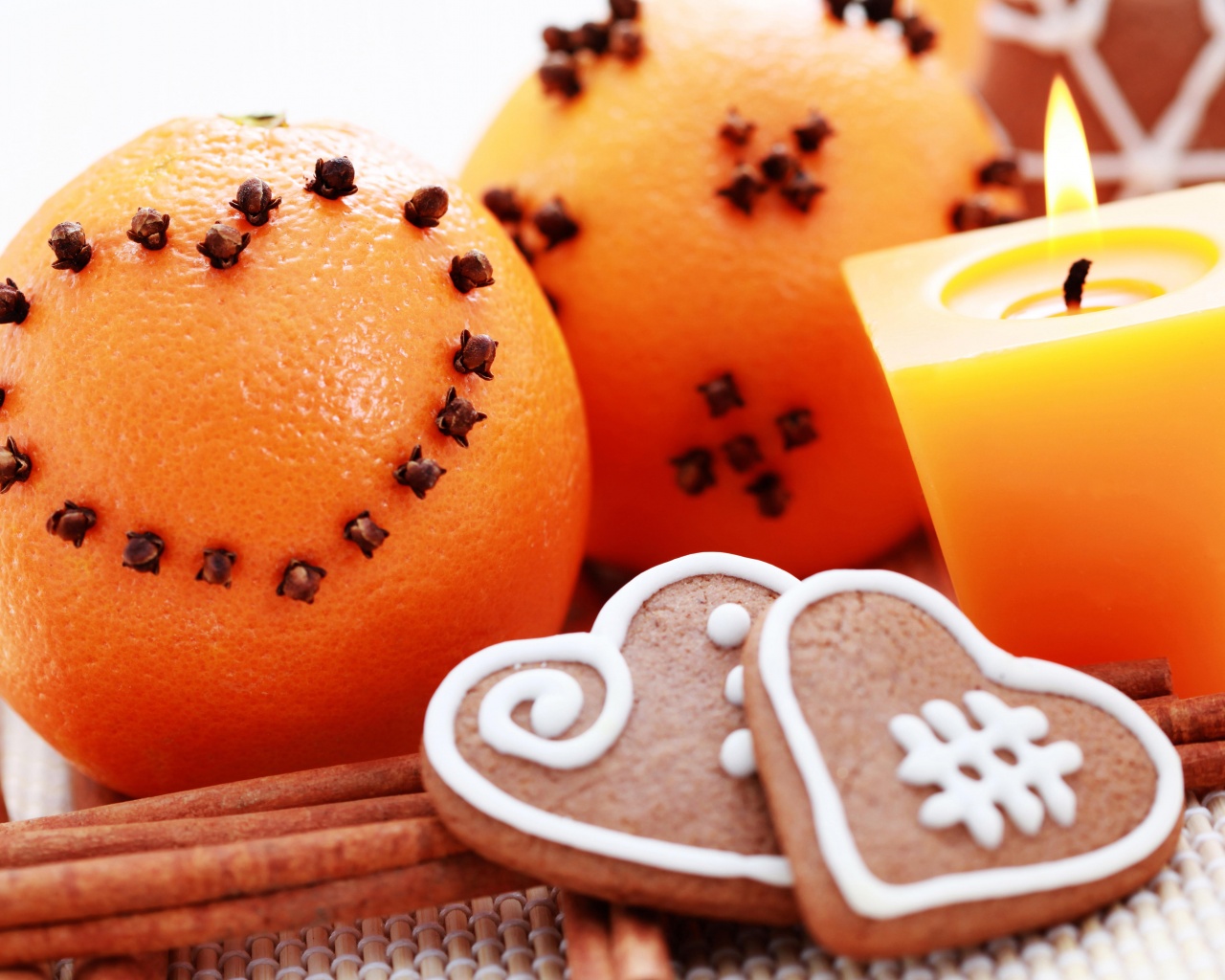 Christmas Cookies Orange Fruit