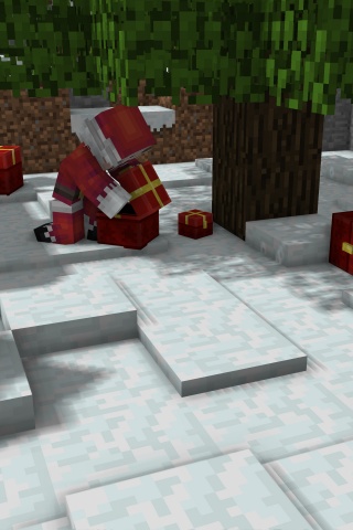 Christmas Minecraft Video Game