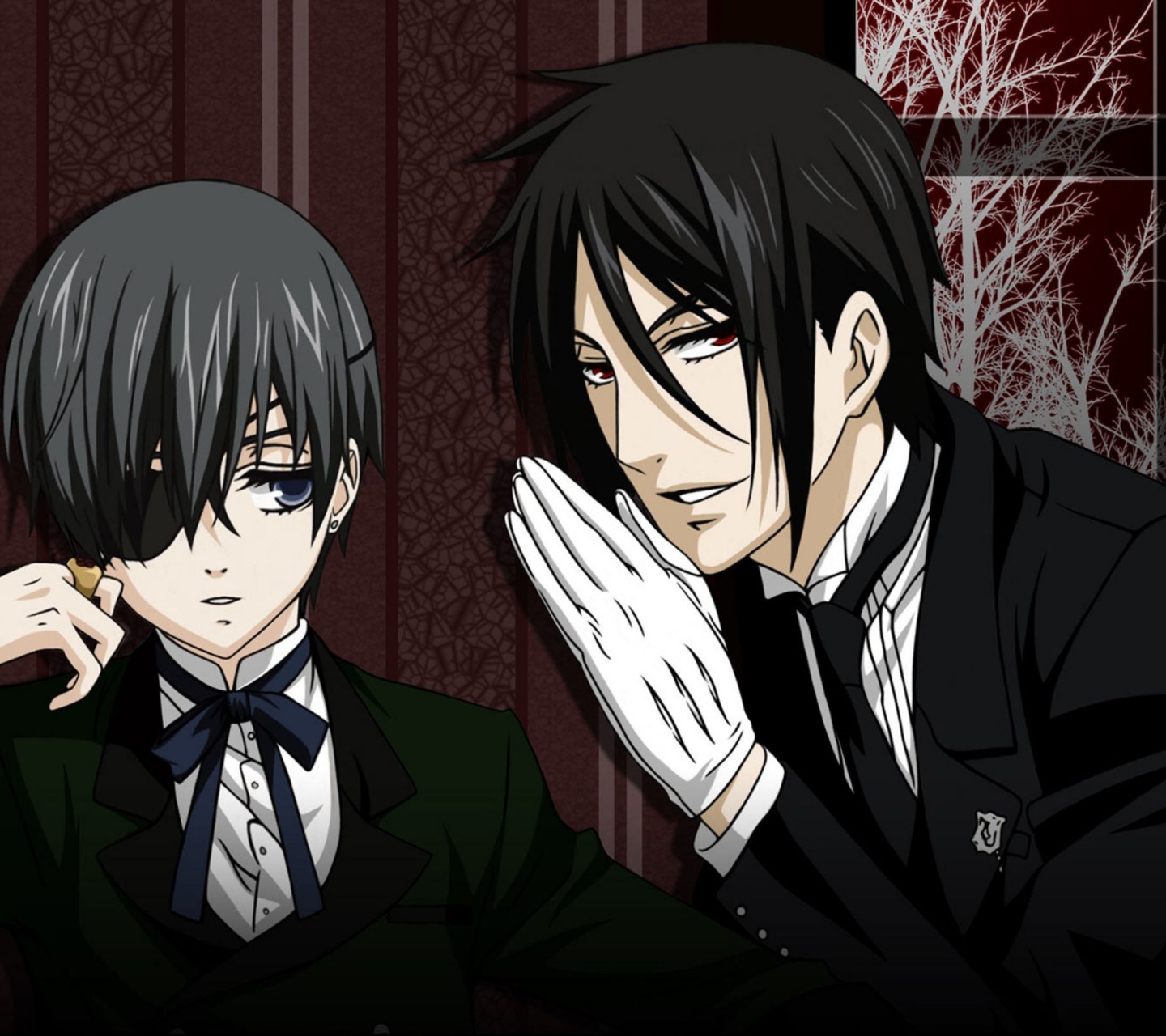 Ciel And Sebastian Black Butler Anime