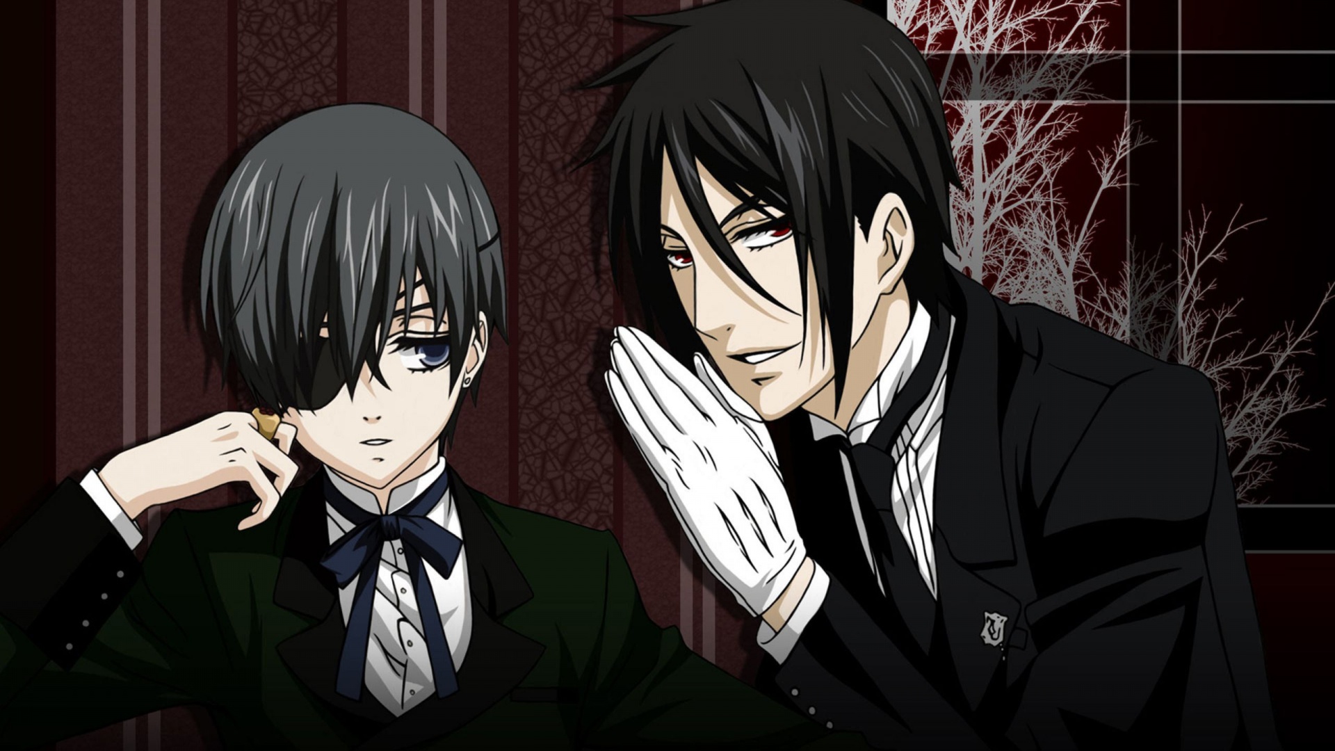 Ciel And Sebastian Black Butler Anime