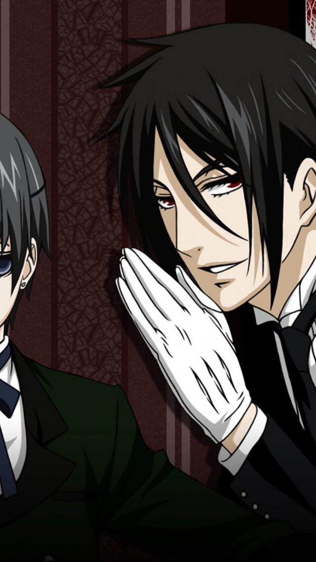 Ciel And Sebastian Black Butler Anime