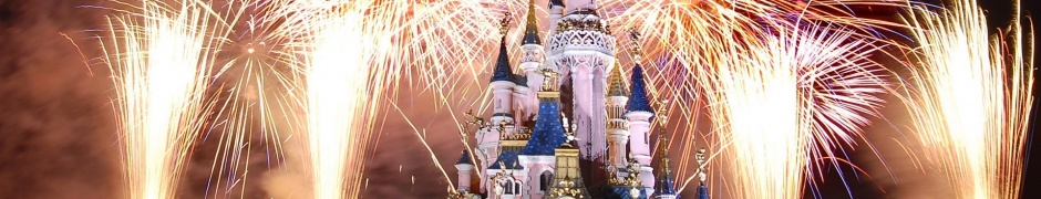 Cinderella Castle Disneyland Fireworks Paris France