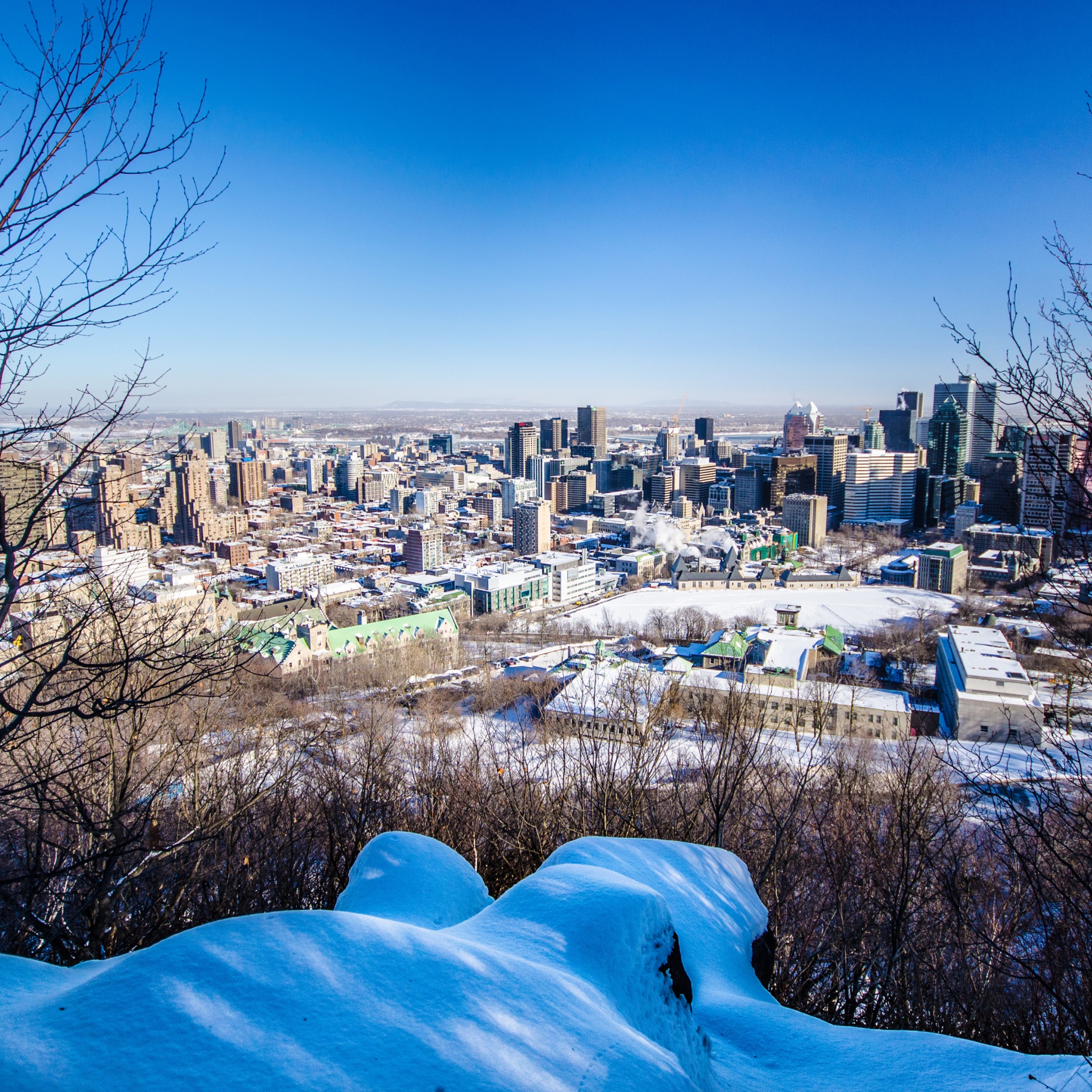 City Of Montreal In Winter