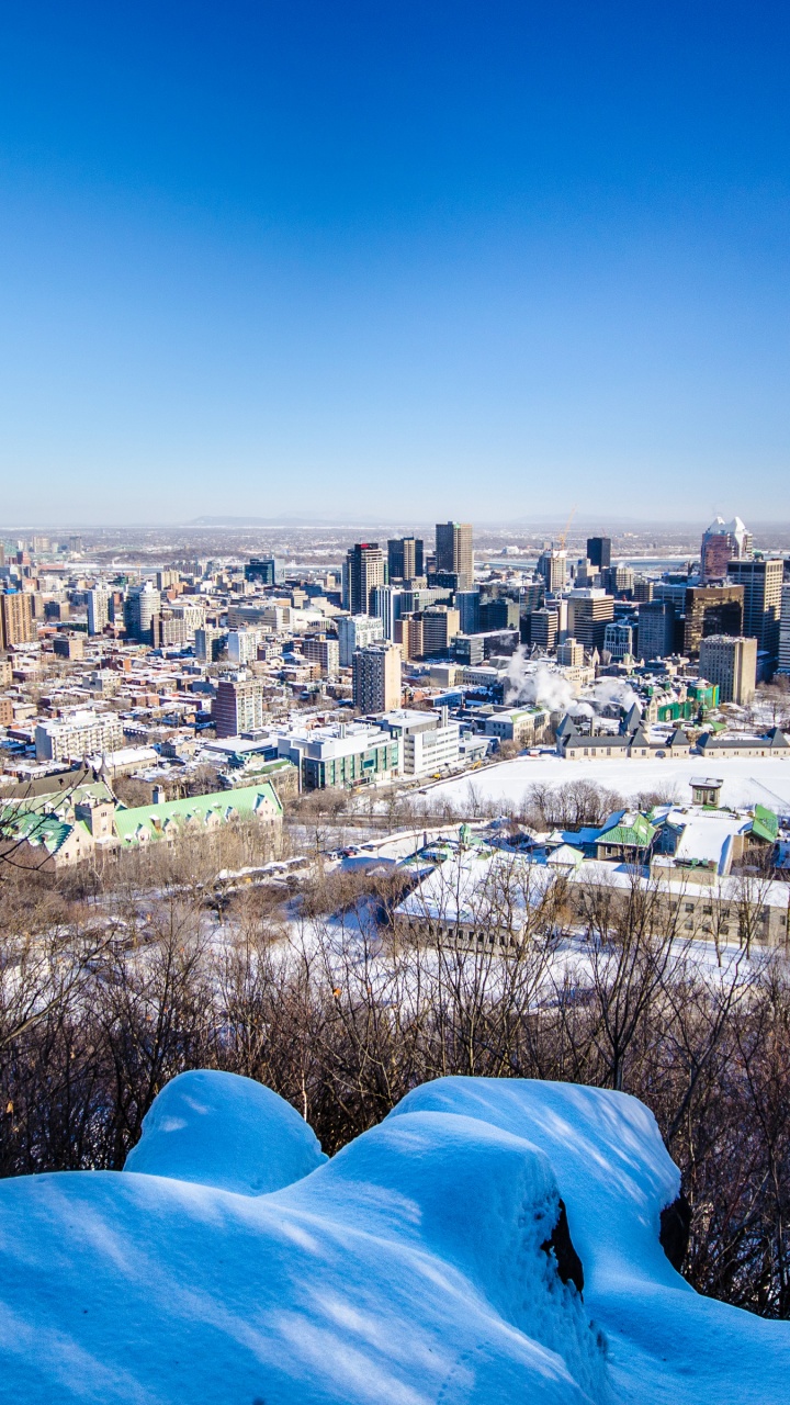 City Of Montreal In Winter