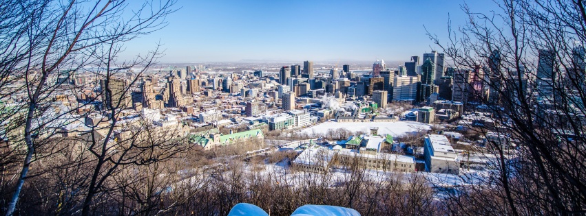 City Of Montreal In Winter