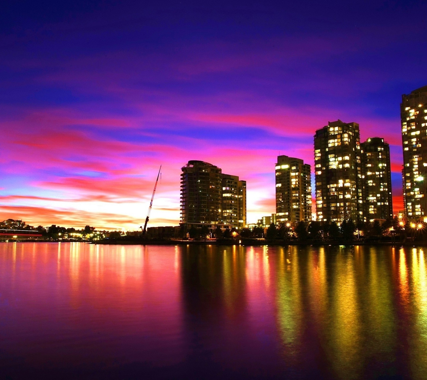 City Sunset Vancouver