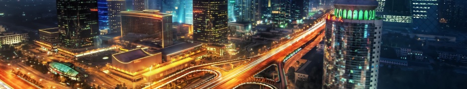 Cityscape Of Beijing On Night