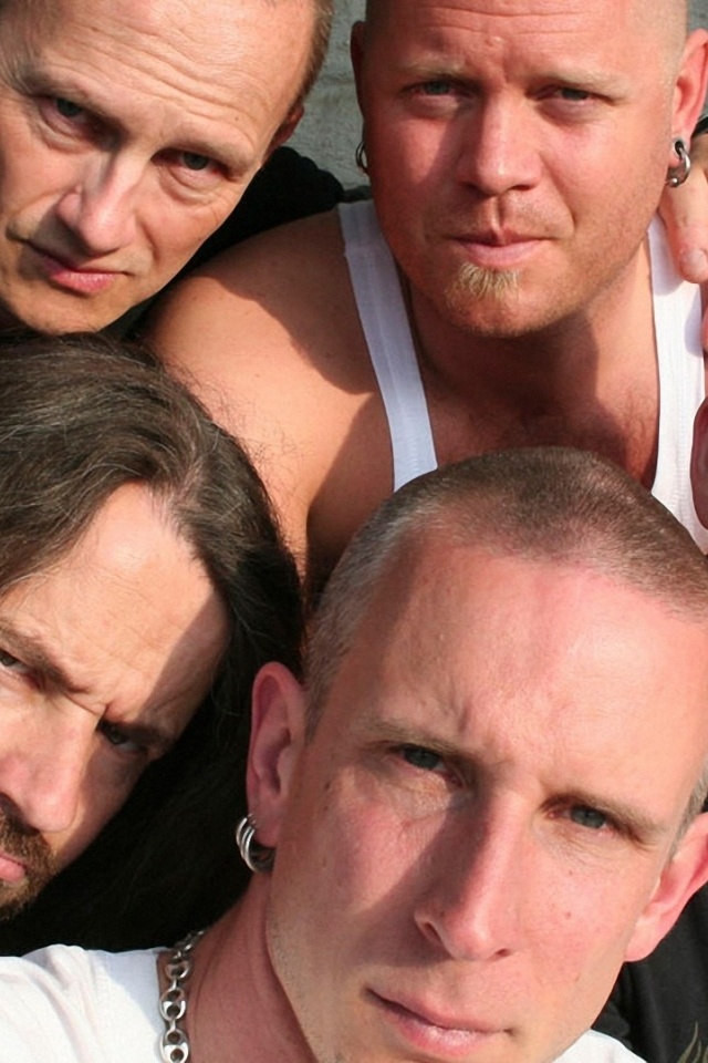 Clawfinger Faces Look Tattoo Band