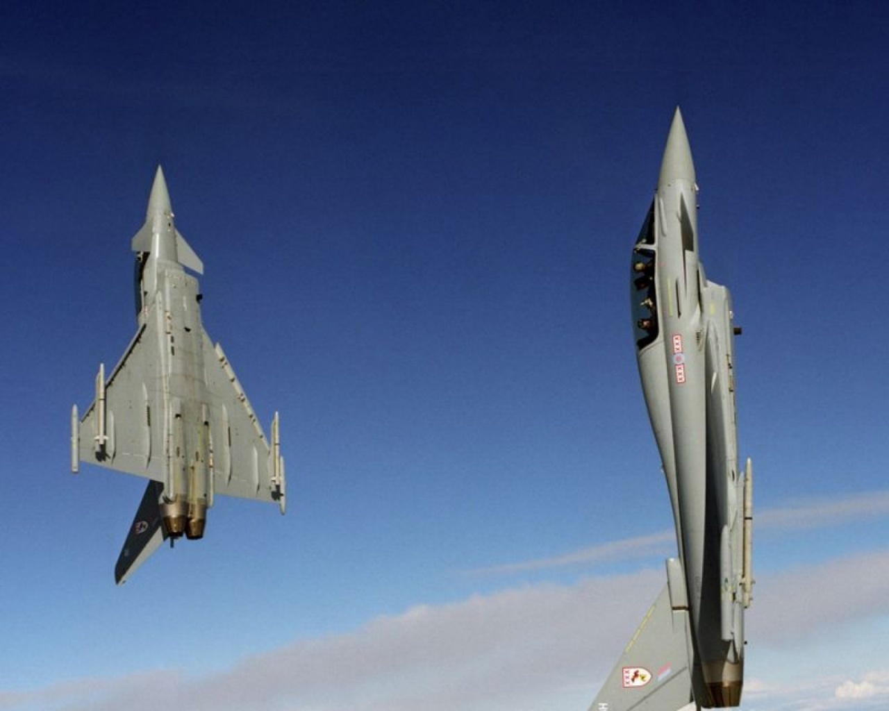 Climbing Eurofighter Typhoon