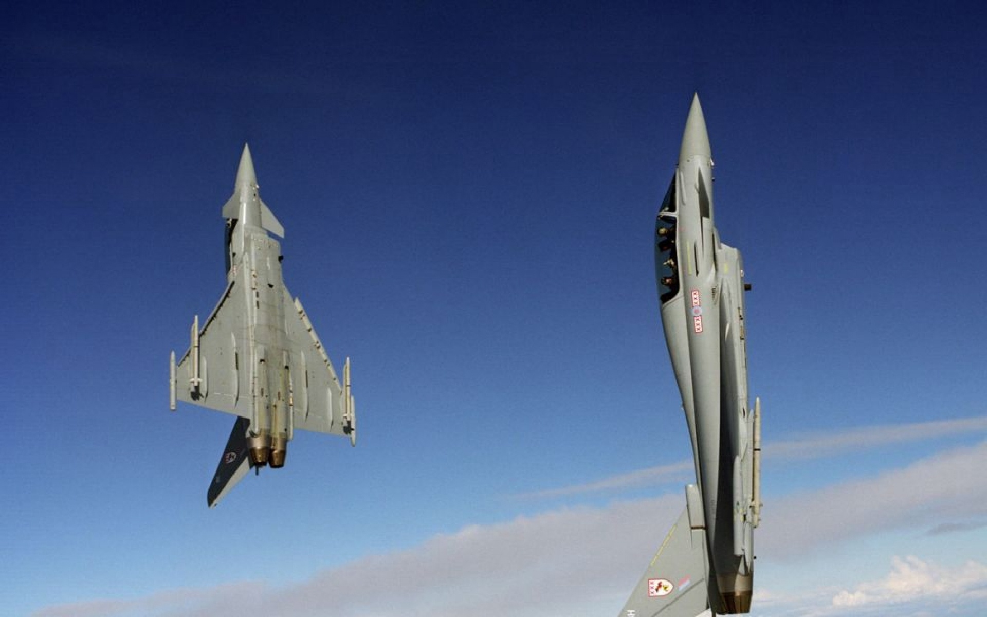 Climbing Eurofighter Typhoon