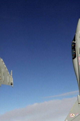 Climbing Eurofighter Typhoon