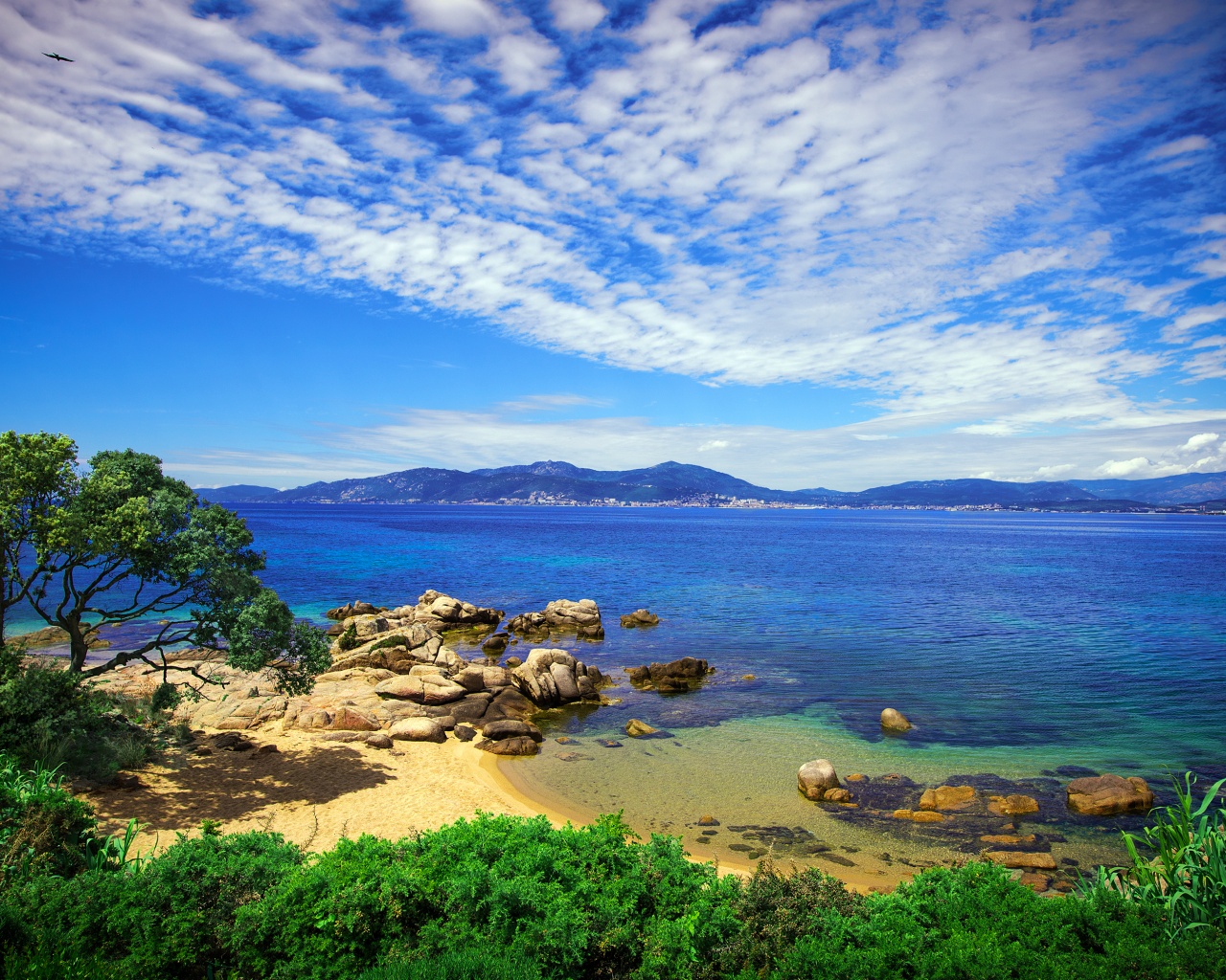 Coast Of Porticcio Corsica - France