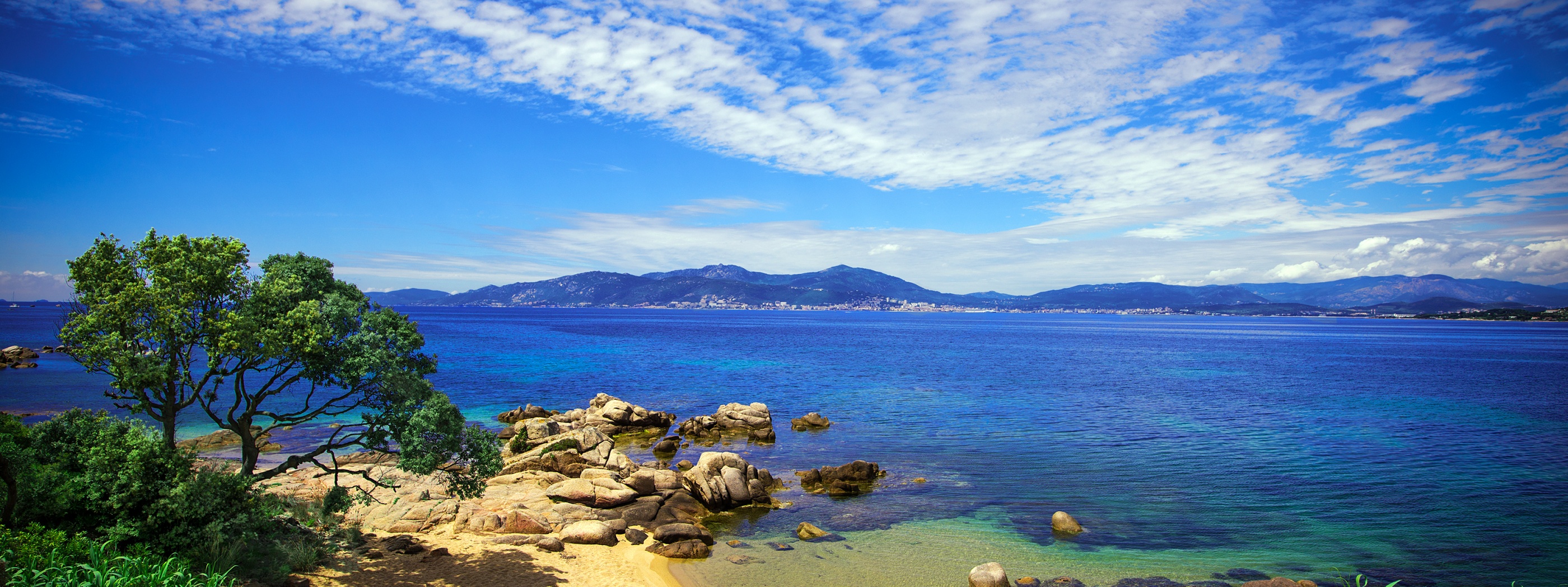 Coast Of Porticcio Corsica - France