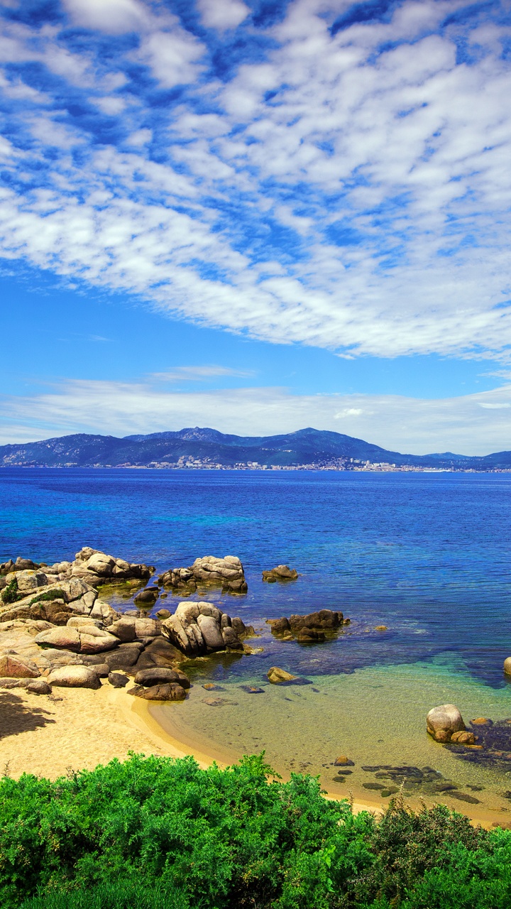 Coast Of Porticcio Corsica - France