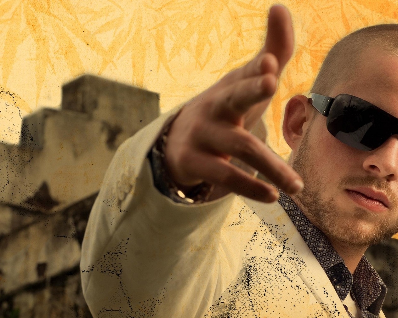 Collie Buddz Hand Glasses Suit Graphics