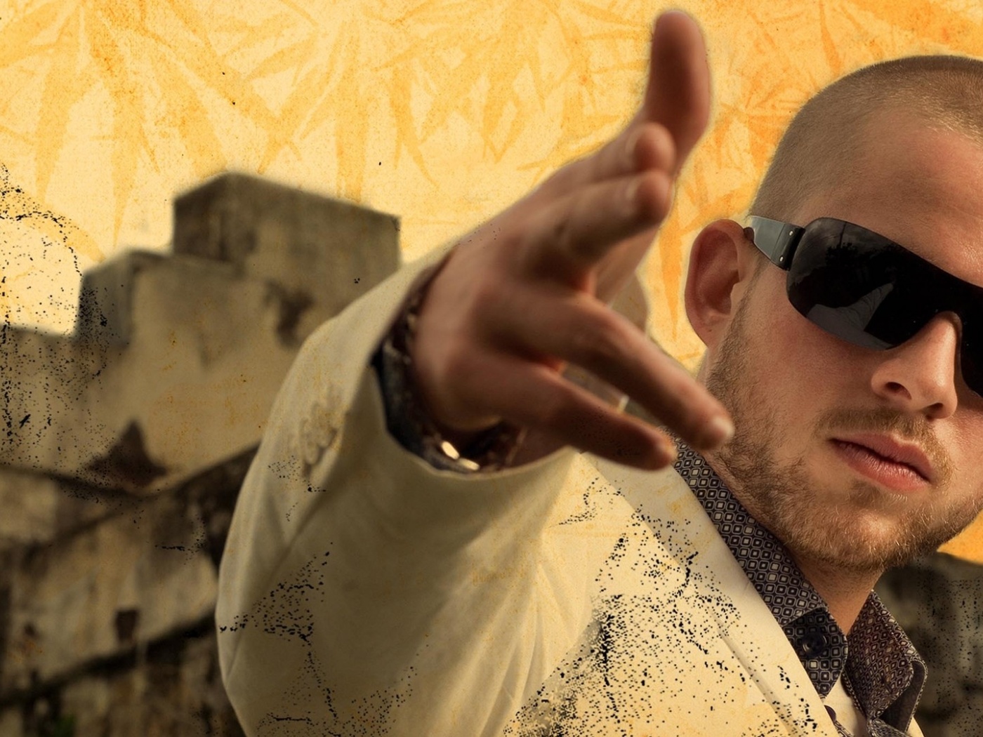 Collie Buddz Hand Glasses Suit Graphics