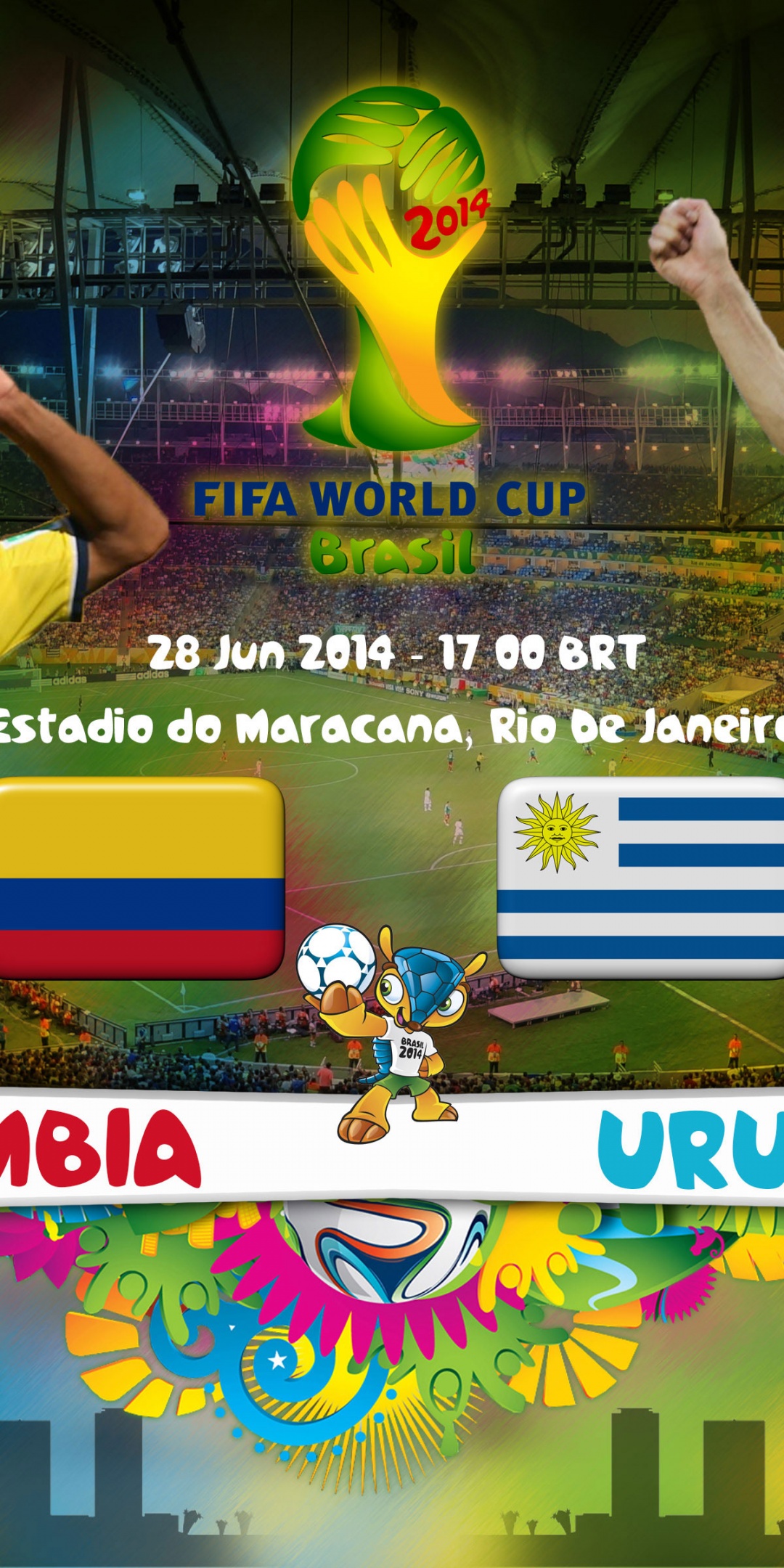 Colombia Vs Uruguay World Cup 2014