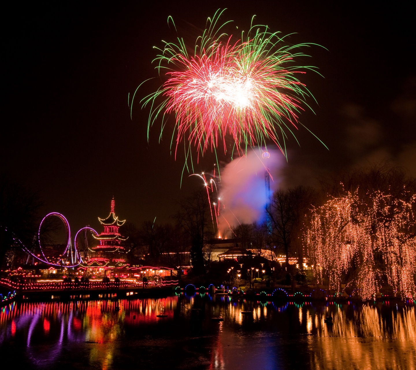 Colorful Fireworks For The Holidays