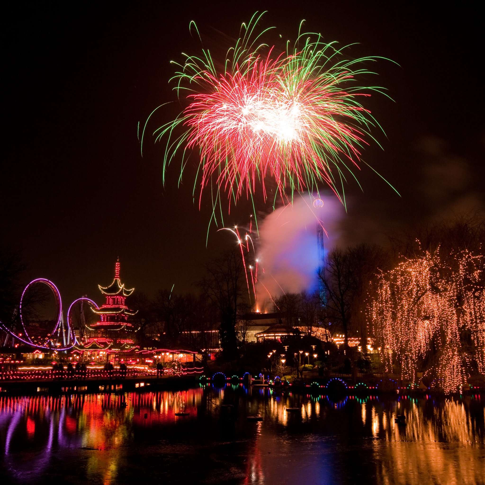 Colorful Fireworks For The Holidays