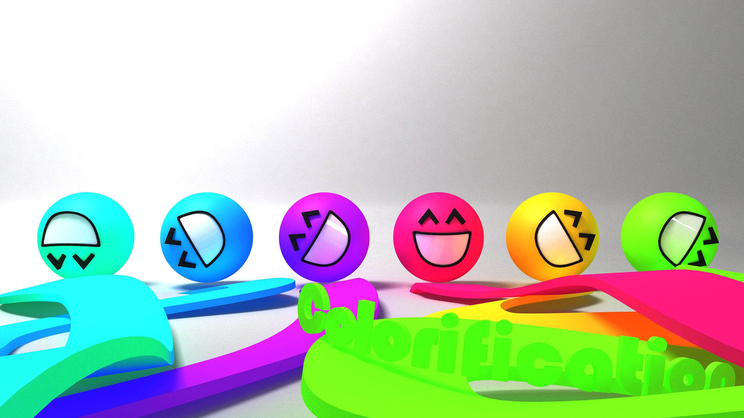 Colorful Smiley Faces