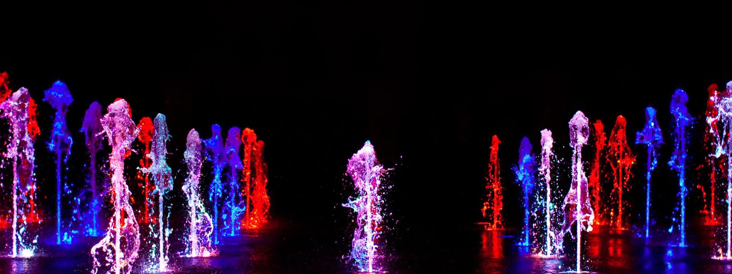 Colorful Water Fountain