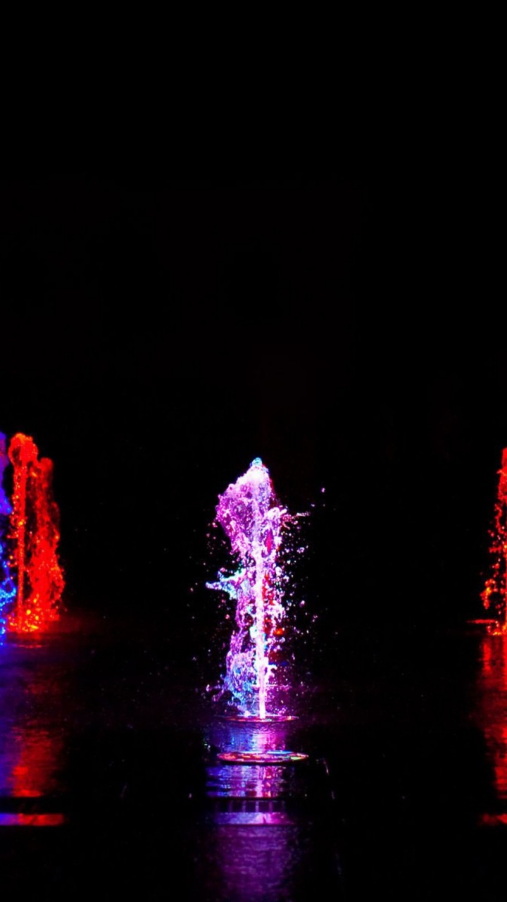 Colorful Water Fountain