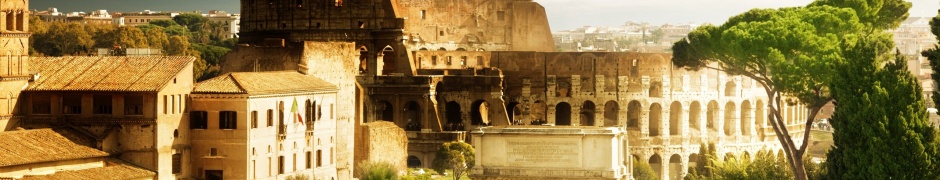 Colosseum Arch Of Constantine Rome Italy