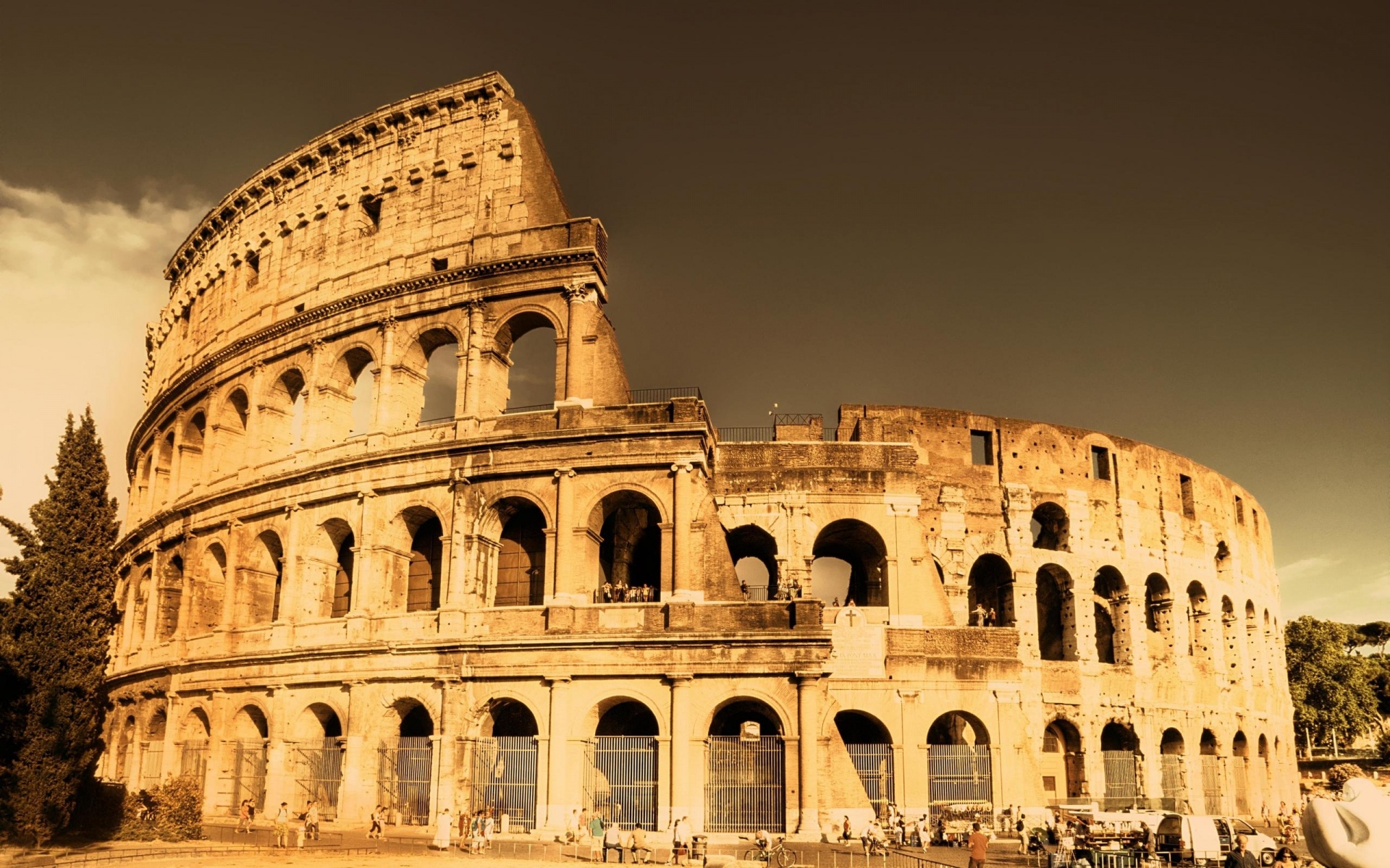 Colosseum Monuments Ancient Buildings